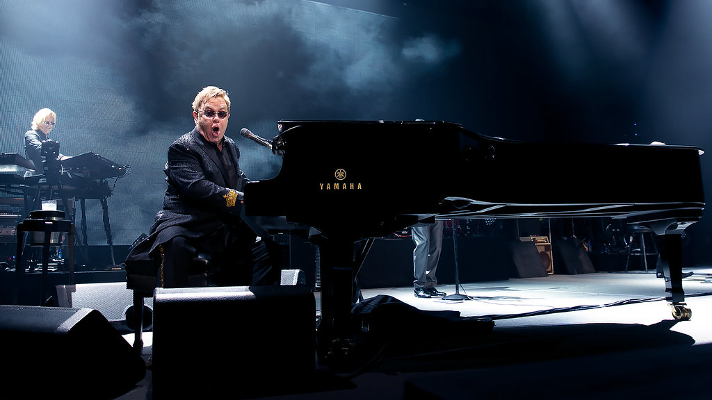 Elton John ("Sir Elton John, Oslo Spektrum 2014" by NRK P3 is licensed under CC BY-NC-SA 2.0)
