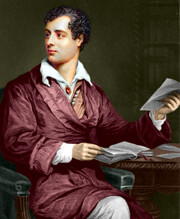 Lord Byron ("180px-Lord_Byron_coloured_drawing" by ASAIFIB is licensed under CC BY-NC-ND 2.0)