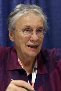 Annie Proulx ("File:2018-us-nationalbookfestival-annie-proulx.jpg" by Fuzheado is licensed under CC BY-SA 4.0)