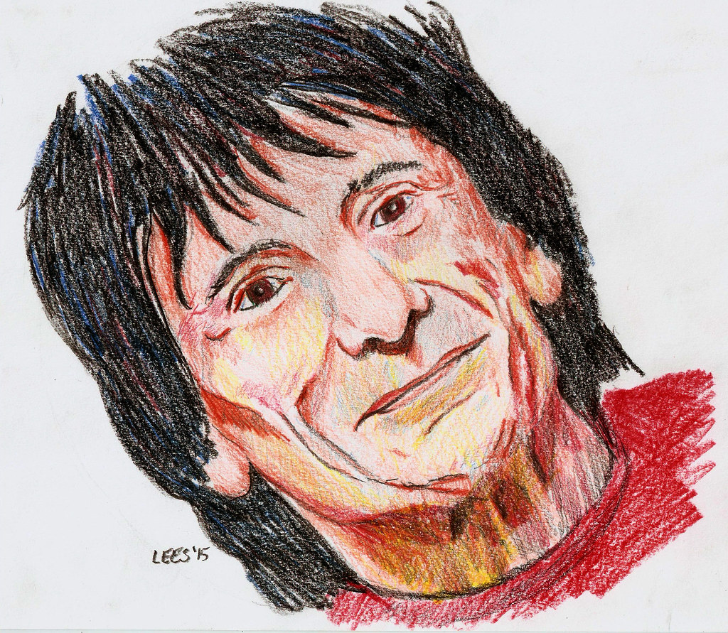 Ronnie Wood creative rendition