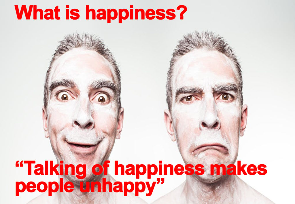Happiness is an idea.